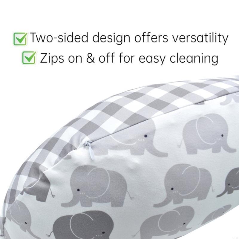 Nursing Pillow Breastfeeding - A5YC หมอนให้นมบุตรทารกแรกเกิดปลอกหมอนพยาบาลหมอน Slipcover ที่ถอดออกได้หมอนพยาบาลป้องกันแขน