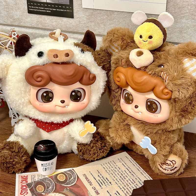 Baby Q Products - Jotoys Q เด็กสัตว์อนุบาลกล่องตาบอด Series ของเล่นนุ่มสบายตุ๊กตาจี้น่ารัก Bedhead