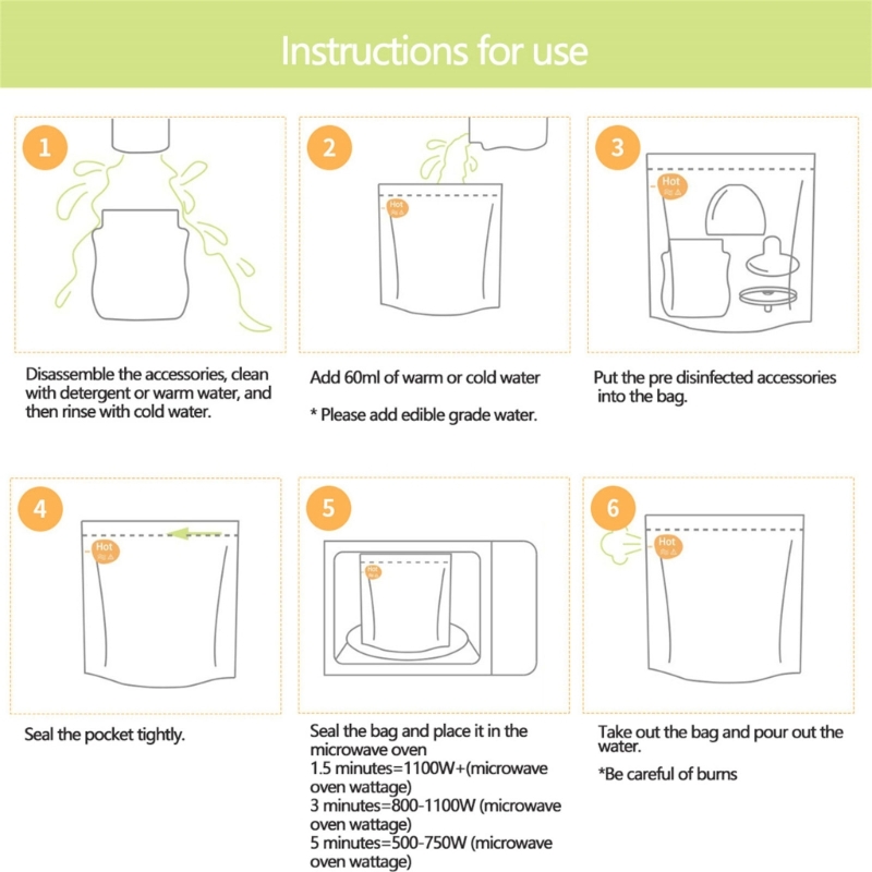 ถุงนึ่งฆ่าเชื้อด้วยไอน้ำในไมโค - Zwitsal Baby Products บทวิจารณ์และราคา