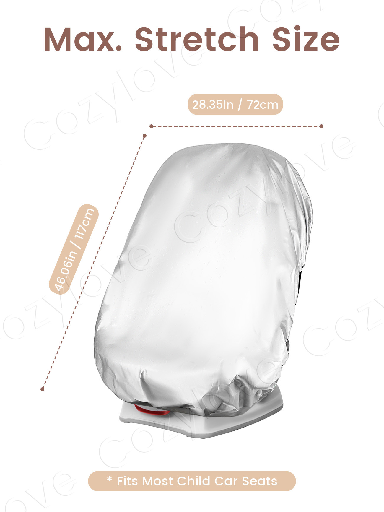 ม่านบังแดดสำหรับเบาะนั่งเด็กอเ - Infant Car Seat Cover บทวิจารณ์และราคา