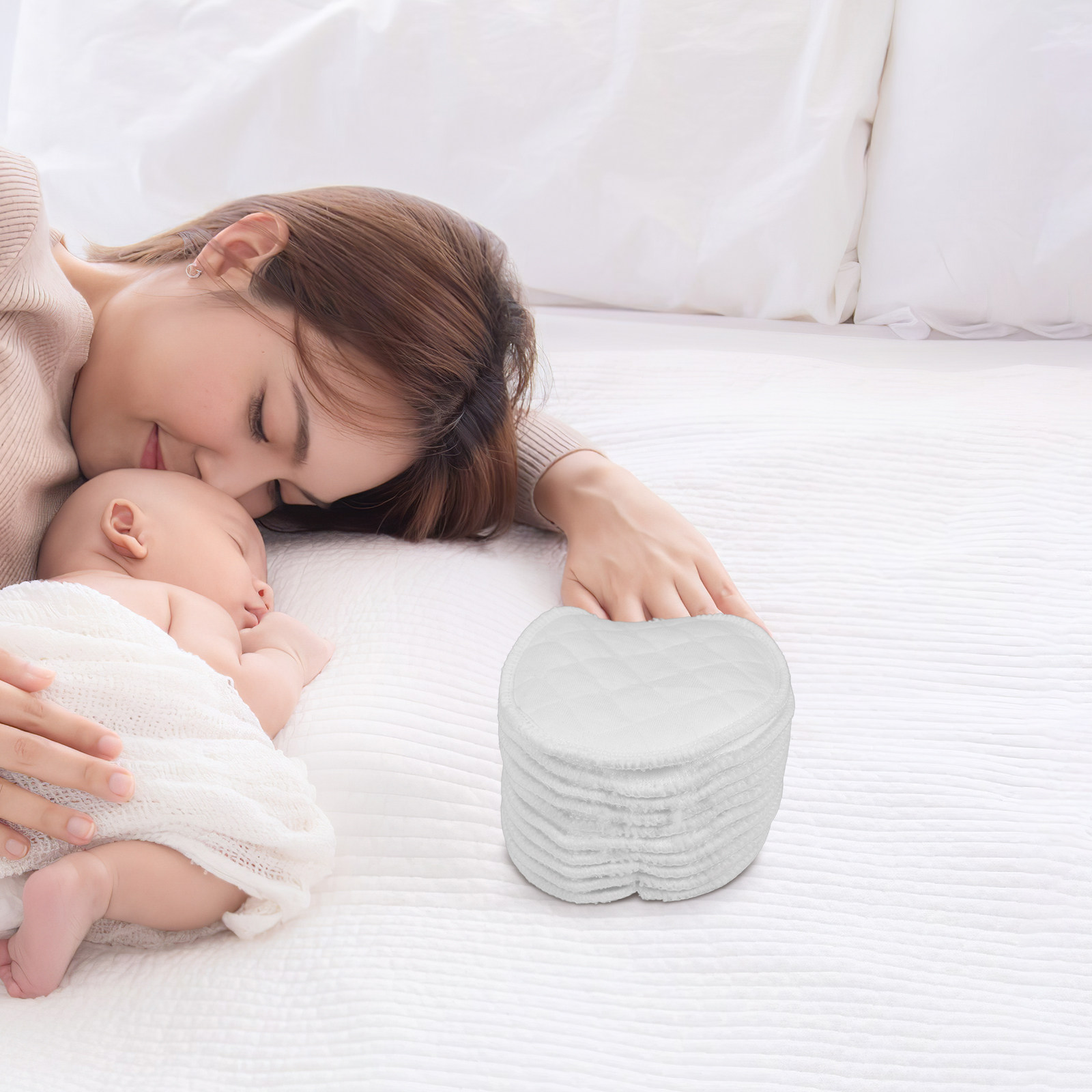 แผ่นซับน้ำนม 10 ชิ้น สำหรับหมอ - Nursing Pillow Breastfeeding บทวิจารณ์และราคา