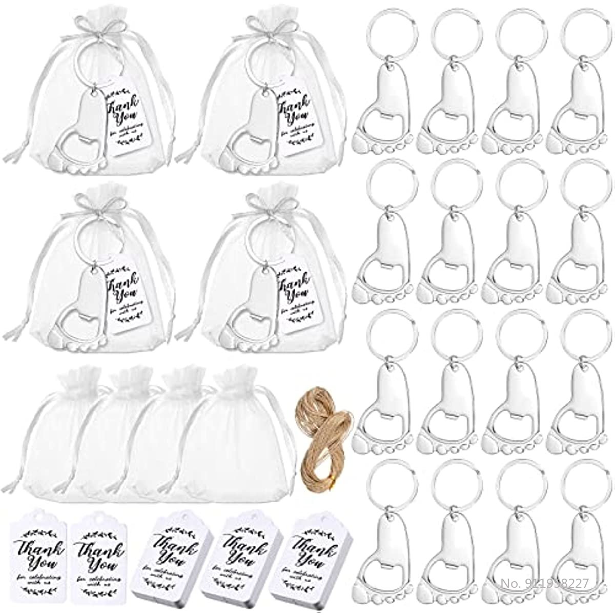 พวงกุญแจเปิดขวดลายเท้าเด็ก 50  - Zwitsal Baby Products บทวิจารณ์และราคา
