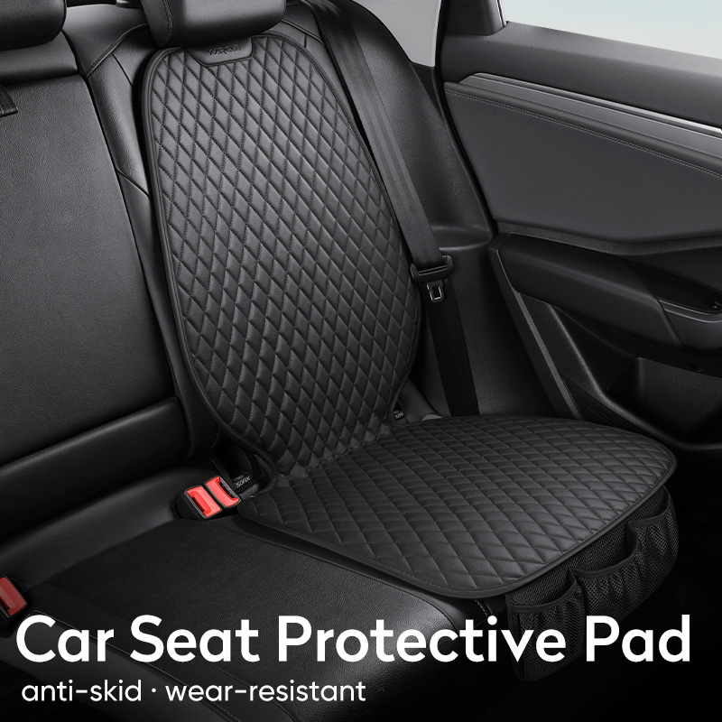 แผ่นรองเบาะนั่งรถยนต์หนัง PU ส - Infant Car Seat Cover บทวิจารณ์และราคา