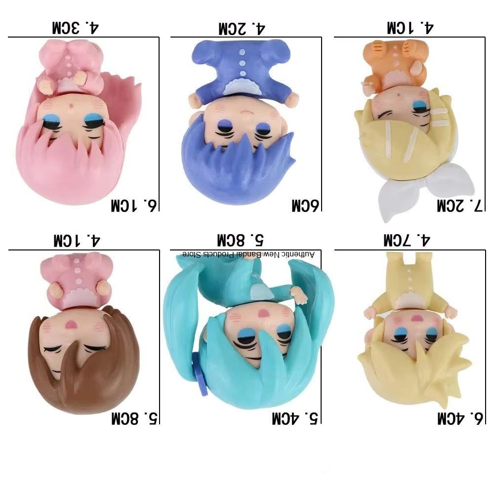 6 ชิ้น/ชุด ฟิกเกอร์อนิเมะฮัตสึ - Baby Q Products บทวิจารณ์และราคา